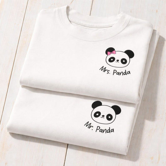 Mr & Mrs Panda T-Shirts
