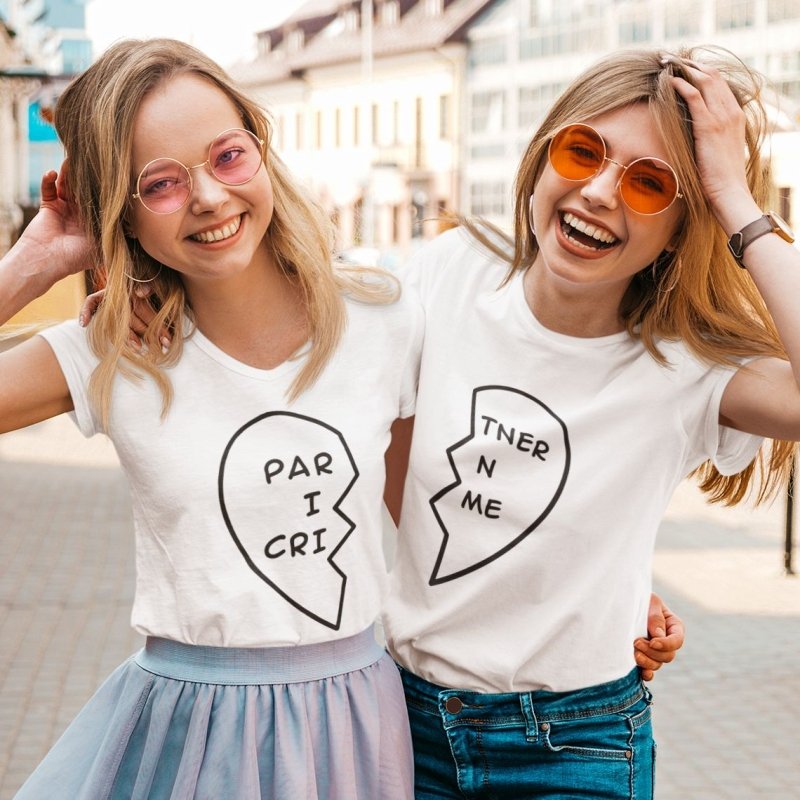 half heart partner in crime shirts