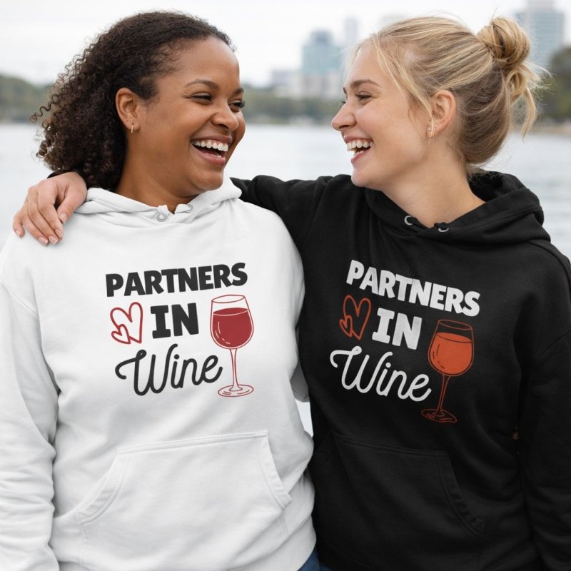 Wine hoodies for women