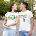 Pickle / Pickleball Couple T-Shirts - Vignette | Matchy Crew