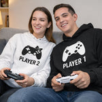 Player 1 Player 2 Hoodies - Vignette | Matchy Crew