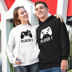 Player 1 Player 2 Hoodies - Vignette | Matchy Crew