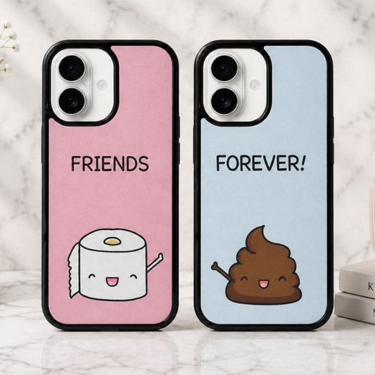 Poop & Toilet Paper Matching Phone Cases