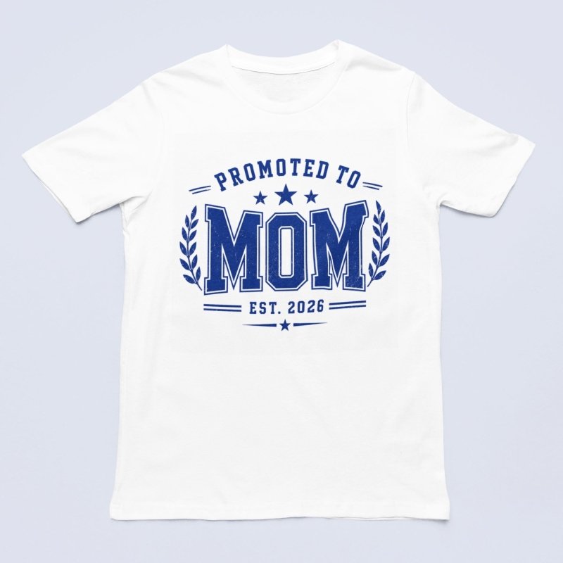 promoted to mom t-shirt