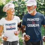 Promoted to Grandma and Grandpa T-Shirts - Vignette | Matchy Crew