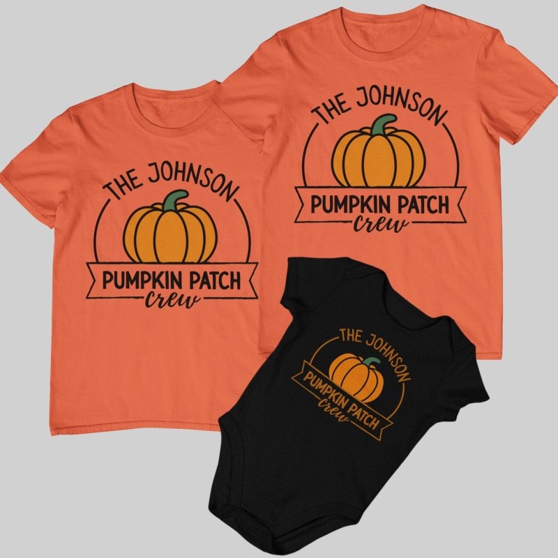 Custom pumpkin patch shirts