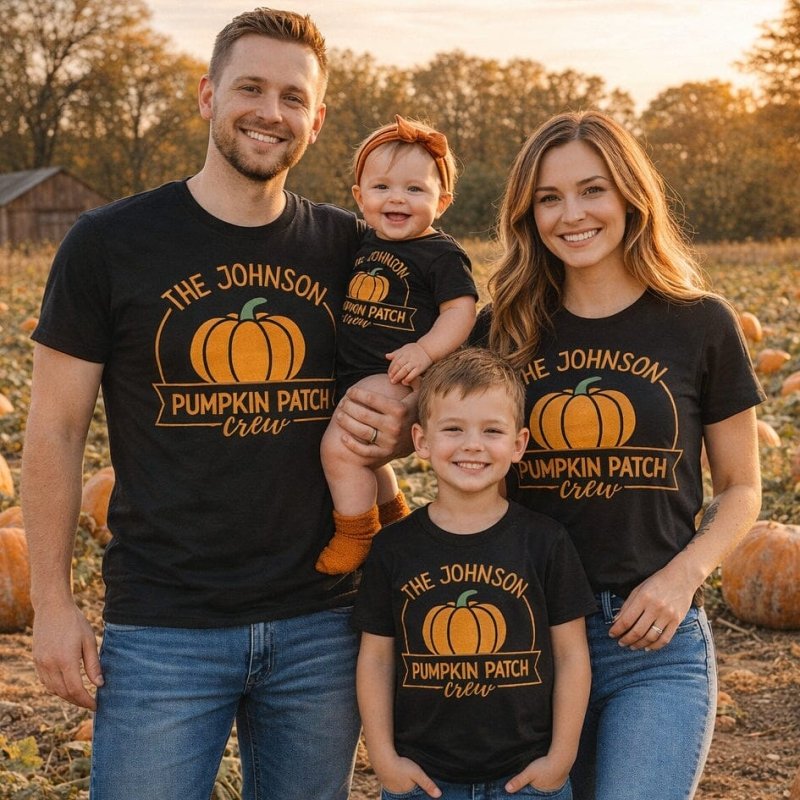 pumpkin patch family matching outfits