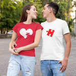 Puzzle Couple T-Shirt - Vignette | Matchy Crew