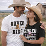 Rodeo King Queen T-Shirts - Vignette | Matchy Crew