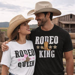 Rodeo King Queen T-Shirts - Vignette | Matchy Crew