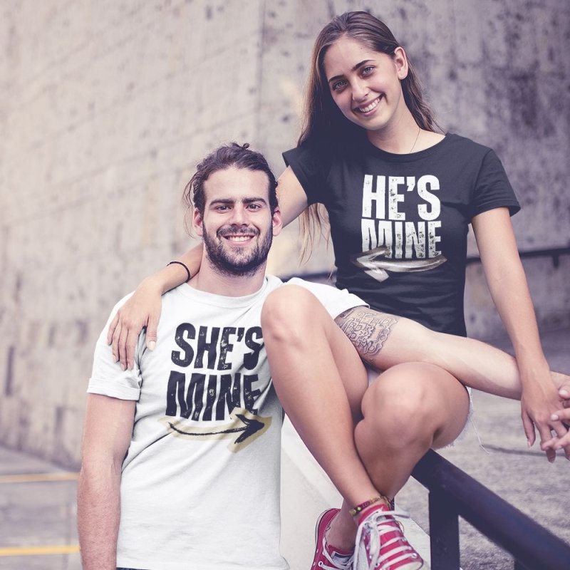 matching arrow shirts he's mine she's mine