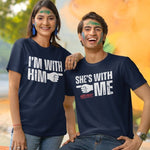 She's With Me T-Shirt - Vignette | Matchy Crew