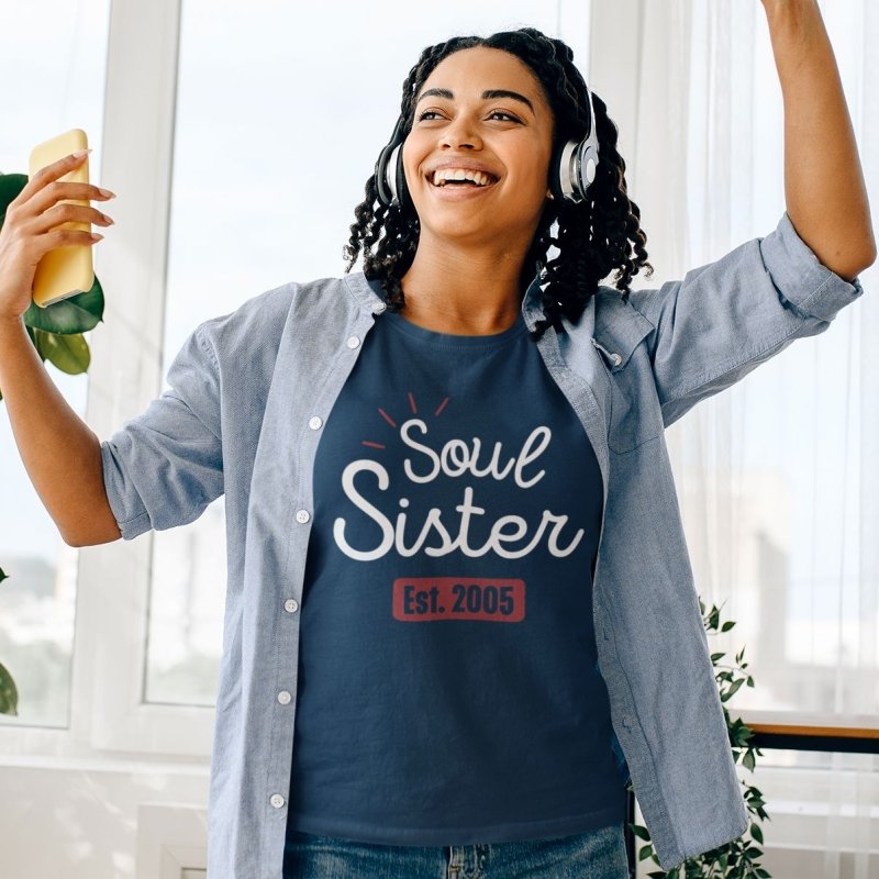 Soul sister blue tee