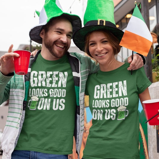St Patrick's Day Couples T-Shirt