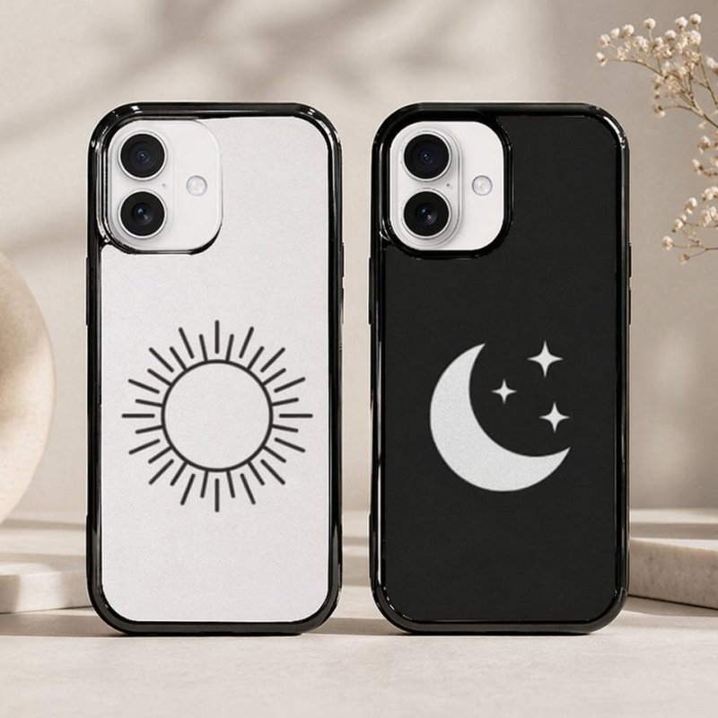 Sun and Moon Couple iPhone Case