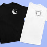 Sun and Moon Couple T-Shirt - Vignette | Matchy Crew