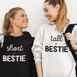 Tall Bestie Short Bestie Hoodies - Vignette | Matchy Crew