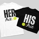 Tennis Couple T-Shirt - Vignette | Matchy Crew