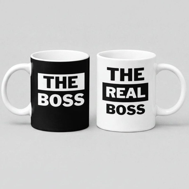 Couple mug black and white