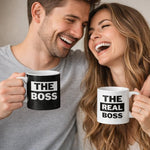 The Boss and The Real Boss Mugs - Vignette | Matchy Crew