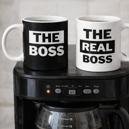 The Boss and The Real Boss Mugs