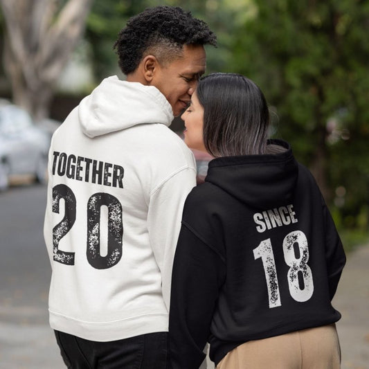 Together Since Couple Hoodies