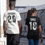 Together Since Couple T-Shirt - Vignette | Matchy Crew