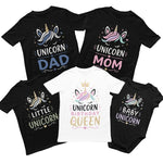 Unicorn Family Birthday Shirts - Vignette | Matchy Crew