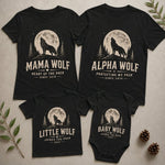 Wolf Pack Family T-Shirts - Vignette | Matchy Crew