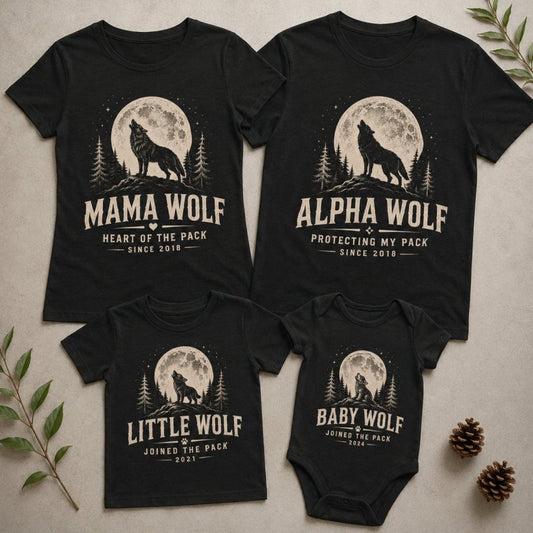 Wolf Pack Family T-Shirts