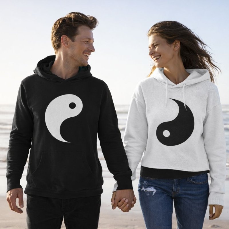 yin yang couple outfit